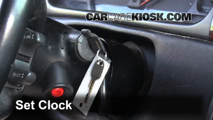 2000 Cadillac Eldorado ESC 4.6L V8 Horloge Régler l'horloge